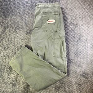 Y2K Lost Enterprises Pants Men's 34x30Army Green Carpenter Pants Skater Grunge